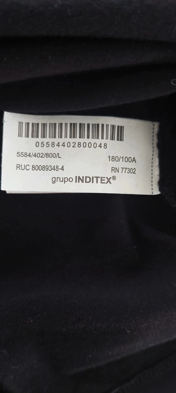 T-shirt Noir Col V Zara - Neuf - Taille L – photo 9